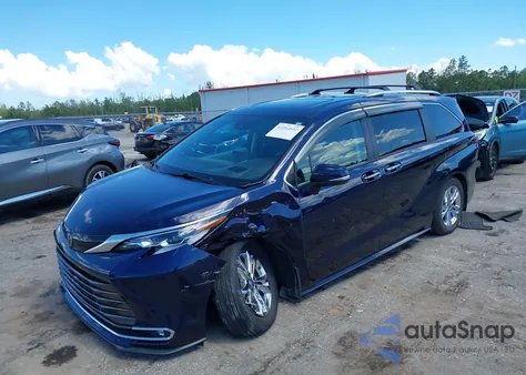 2022 Toyota Sienna Platinum from USA, damaged, VIN 5TDESKFC4NS072028